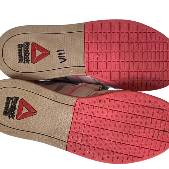 Reebok CF-74 pink and white CrossFit sneakers lifting - Picture 2 of 8